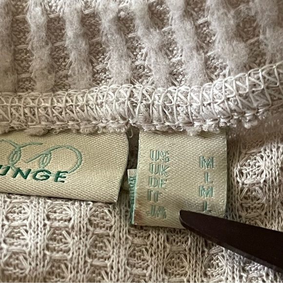 Logo lounge Lori Goldstein Tunic Womens medium Waffle Thermal Long Sleeve NWOT - Picture 4 of 11